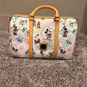 Dooney & Bourke White and Yellow Disney Satchel